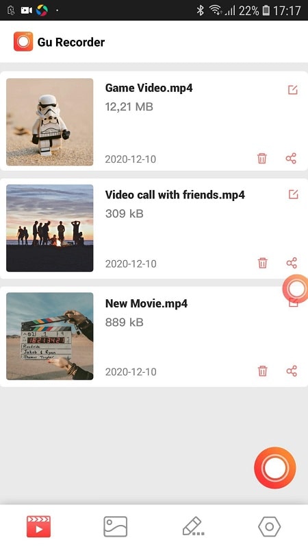 GU Recorder APK - screenshot 4