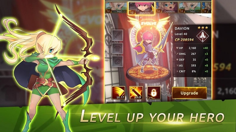 Knight War Idle Defense Pro APK - screenshot 1