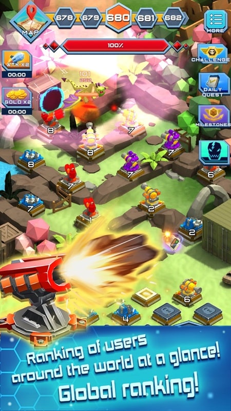 Turret Merge Defense APK - screenshot 1