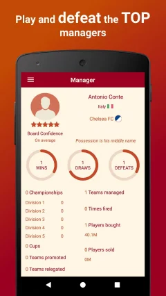 Be the Manager 2018 - Football Strategy - screenshot 3