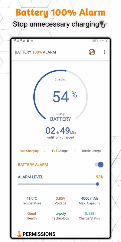 Battery 100% Alarm APK - screenshot 1