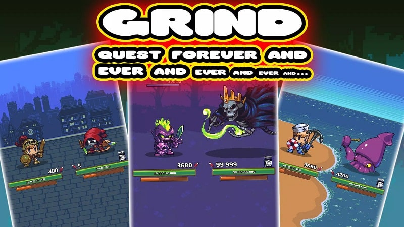 Idle Grindia Dungeon Quest APK - app icon
