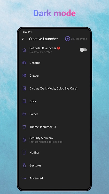 Creative Launcher APK - screenshot 5