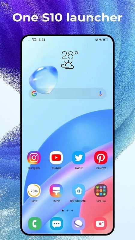 One S10 Launcher APK - screenshot 1