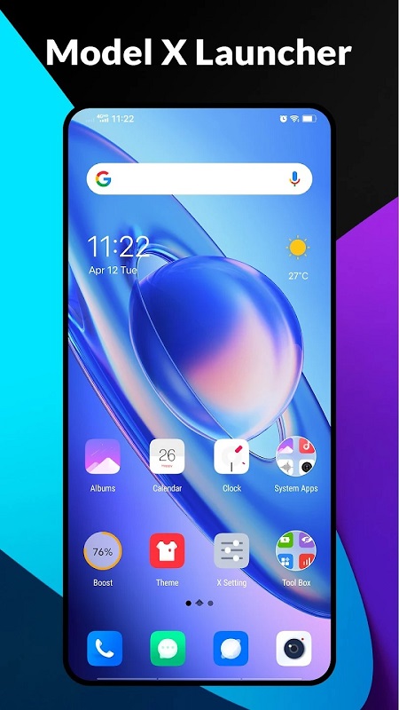 X Launcher APK - screenshot 1