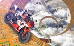 Bike Impossible Tracks Race: 3D Motorcycle Stunts - screenshot 2