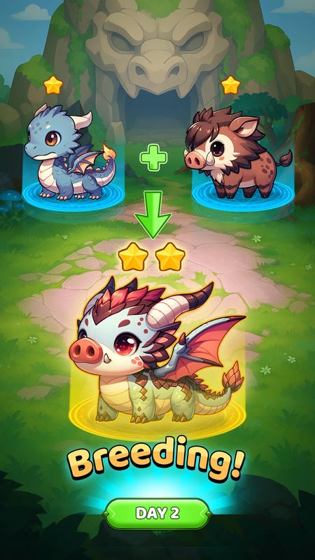 Elemonster  Hatch and Battle - screenshot 3