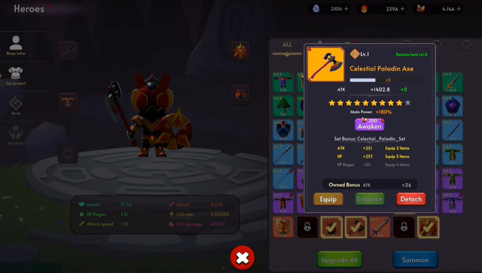 Tiny Dragon Heroes Idle RPG - screenshot 2