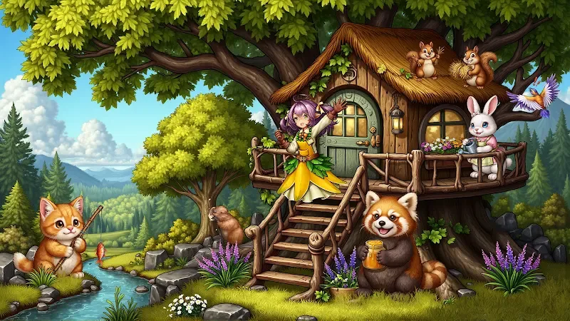 Dragon&Elfs(Five Merge Game) - screenshot 2