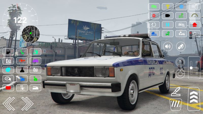 Police patrol VAZ 2105 LADA APK - screenshot 1
