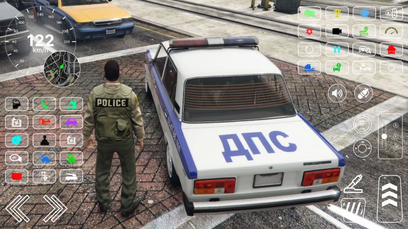 Police patrol VAZ 2105 LADA APK - screenshot 2