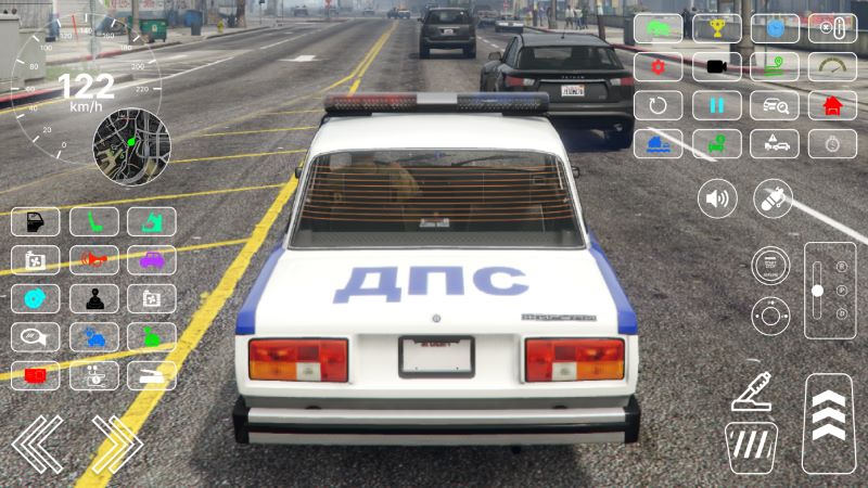 Police patrol VAZ 2105 LADA APK - screenshot 4