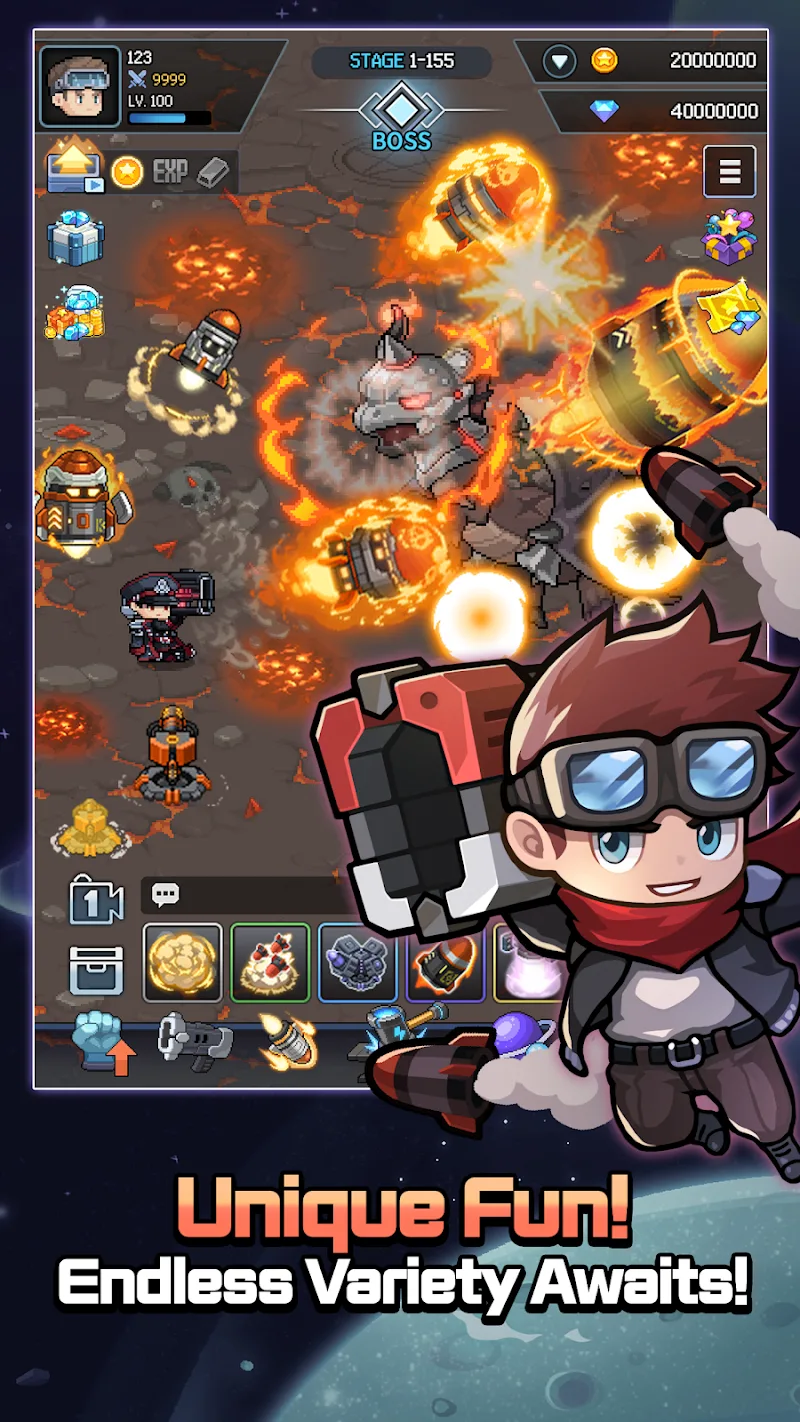 Cannon Shooter Dot Idle RPG - screenshot 4