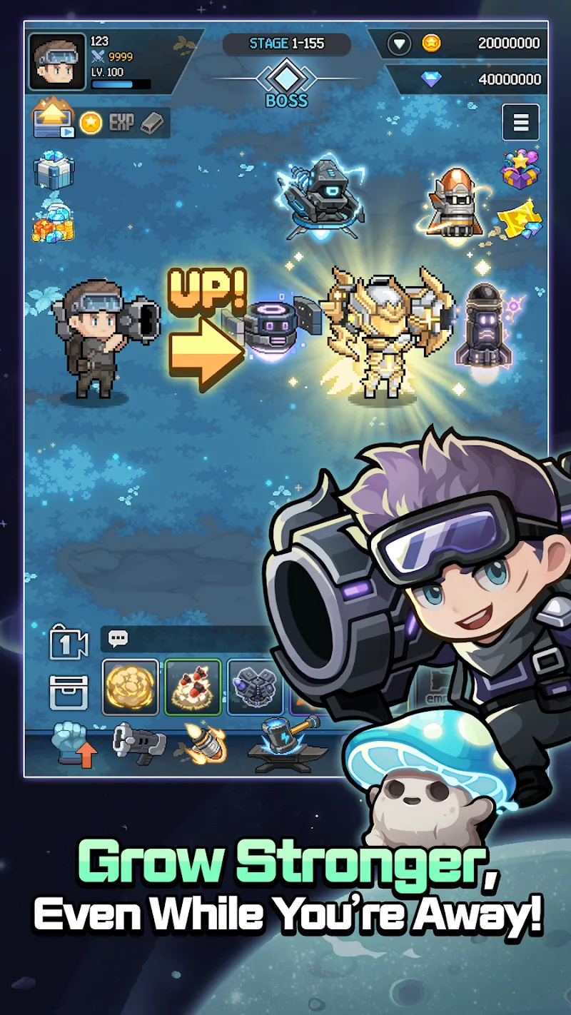 Cannon Shooter Dot Idle RPG - screenshot 6