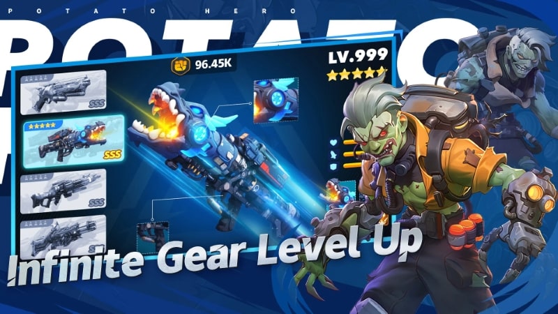 Potato Hero Zombie Survival - screenshot 1