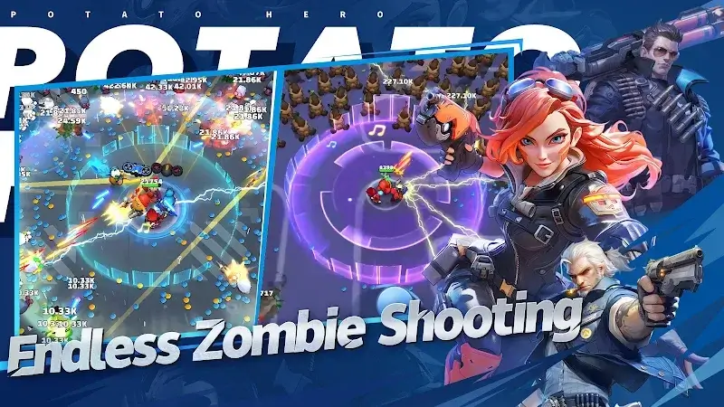 Potato Hero Zombie Survival - screenshot 2