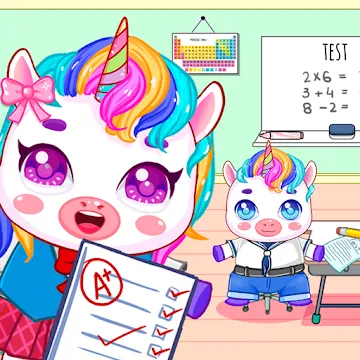 Mini Town: Unicorn School MOD APK icon