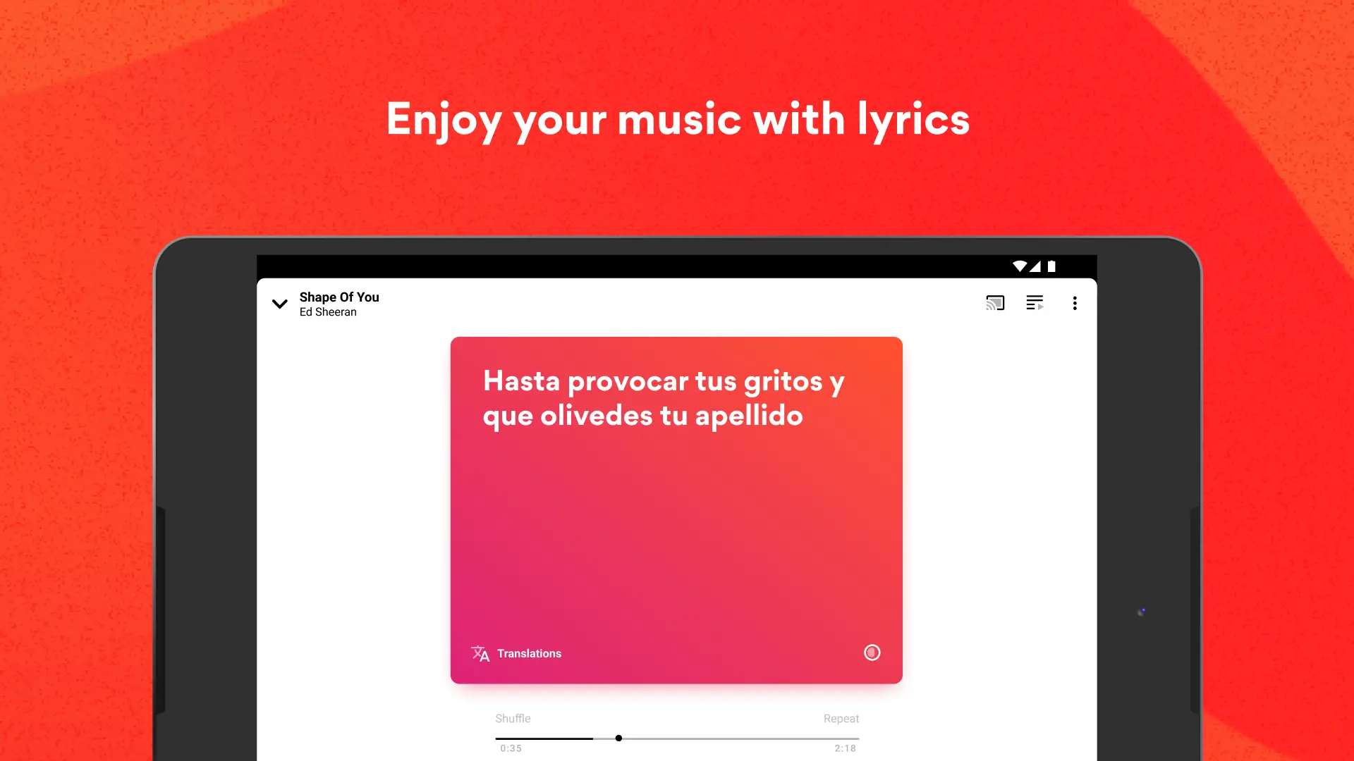 Musixmatch - screenshot 1