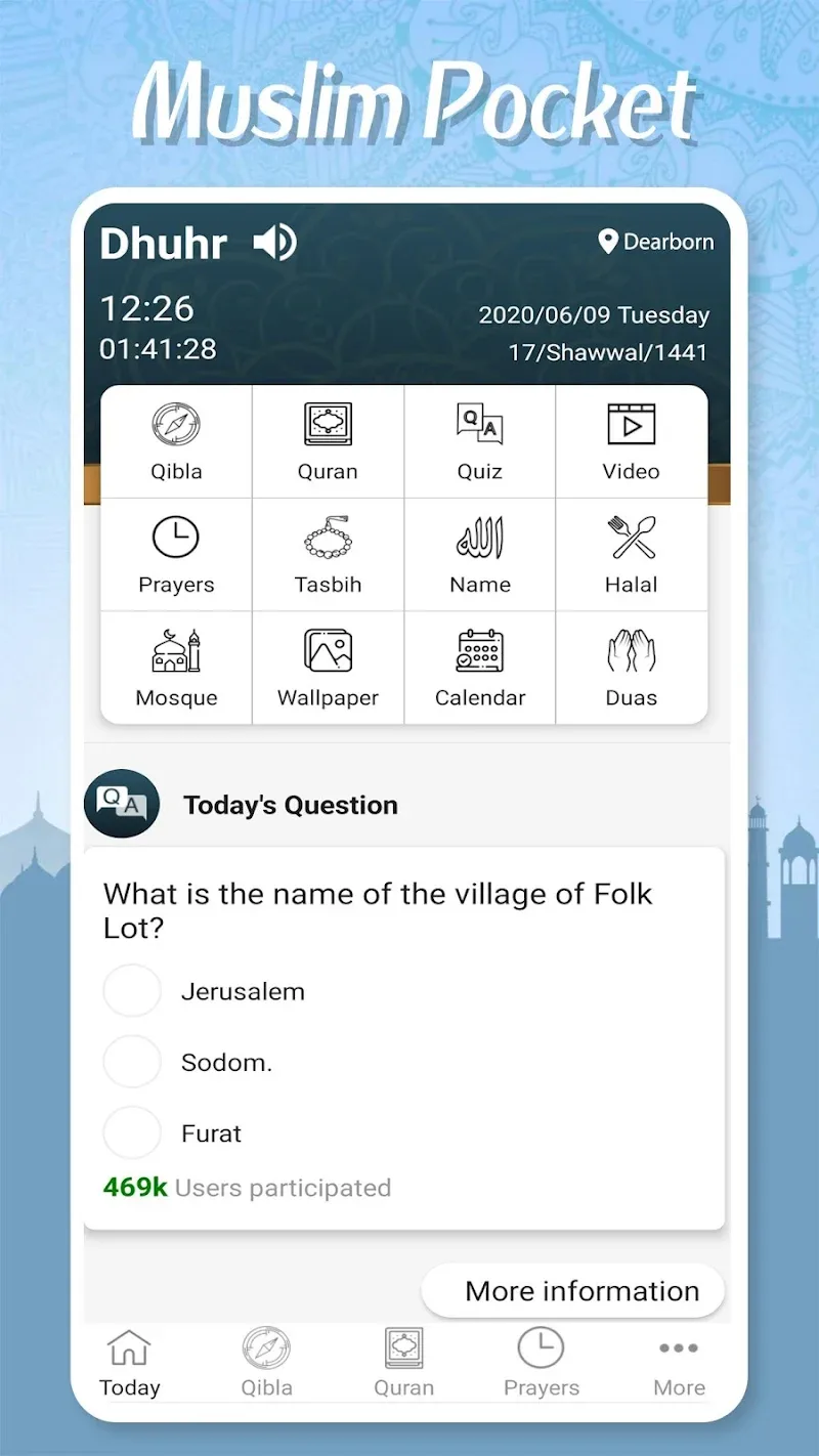 Muslim Pocket - screenshot 1