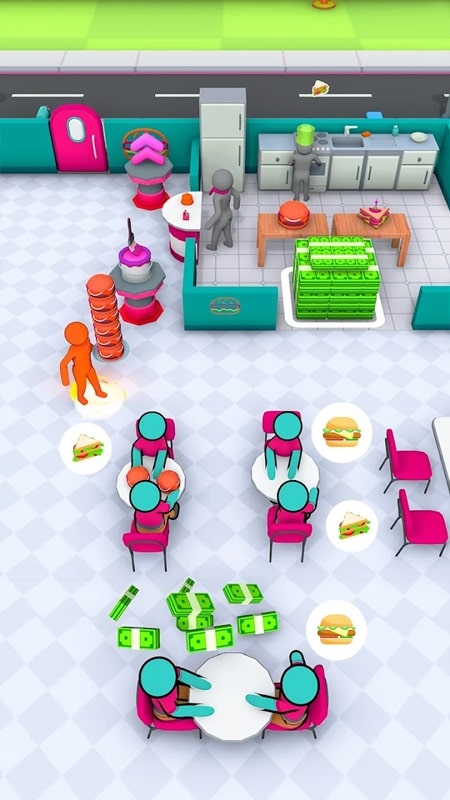 Idle Burger Shop APK - screenshot 3