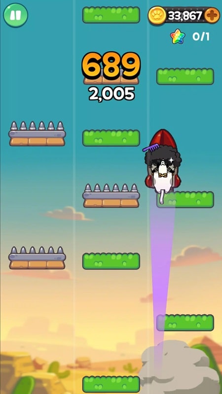 Cat&Friends! Jumping Away APK - screenshot 4