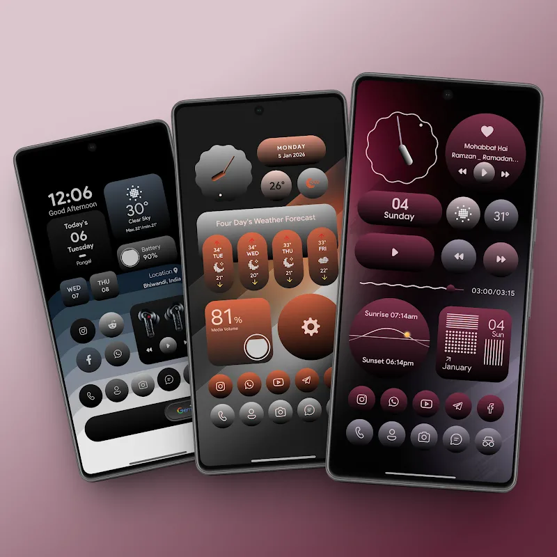 My Thing Adaptive KWGT v1.0.6 APK (Full Version) - screenshot 1