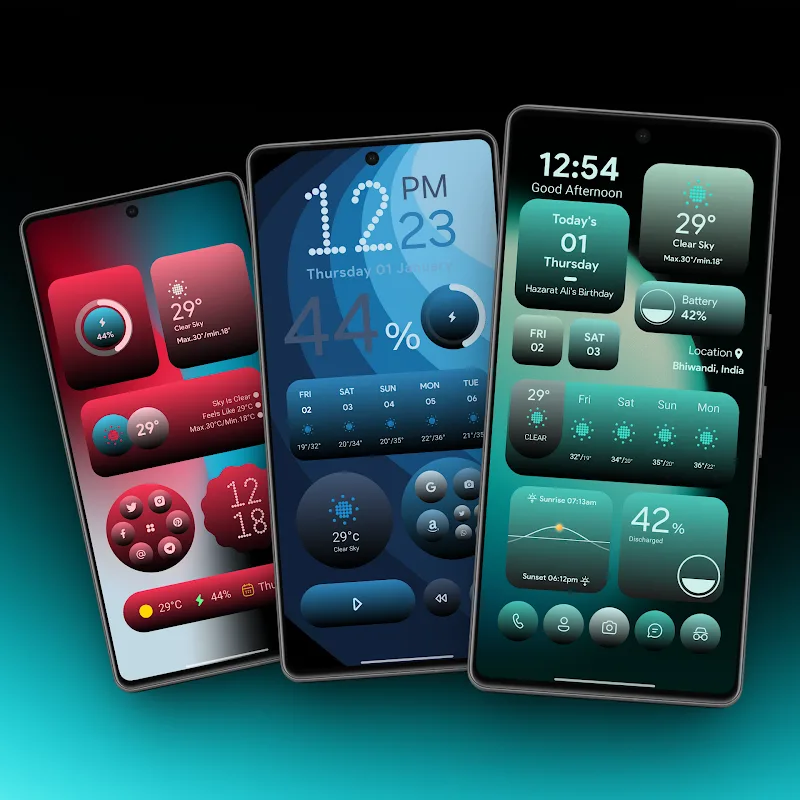 My Thing Adaptive KWGT v1.0.6 APK (Full Version) - screenshot 4