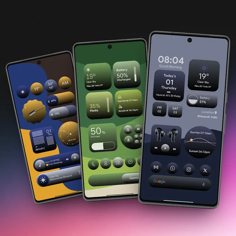 My Thing Adaptive KWGT v1.0.6 APK (Full Version) - screenshot 6