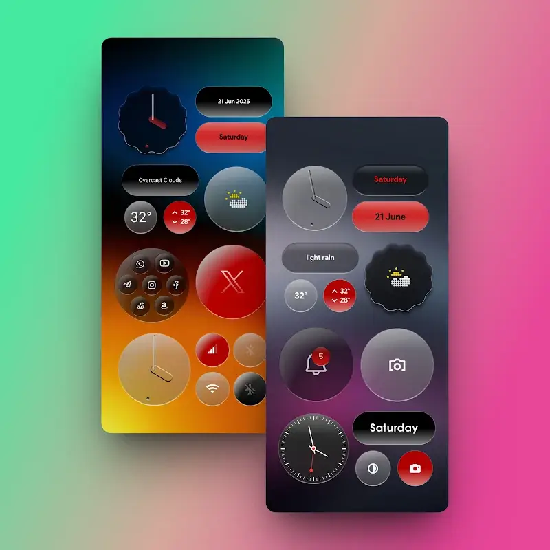 My Thing Glass Kwgt - screenshot 3
