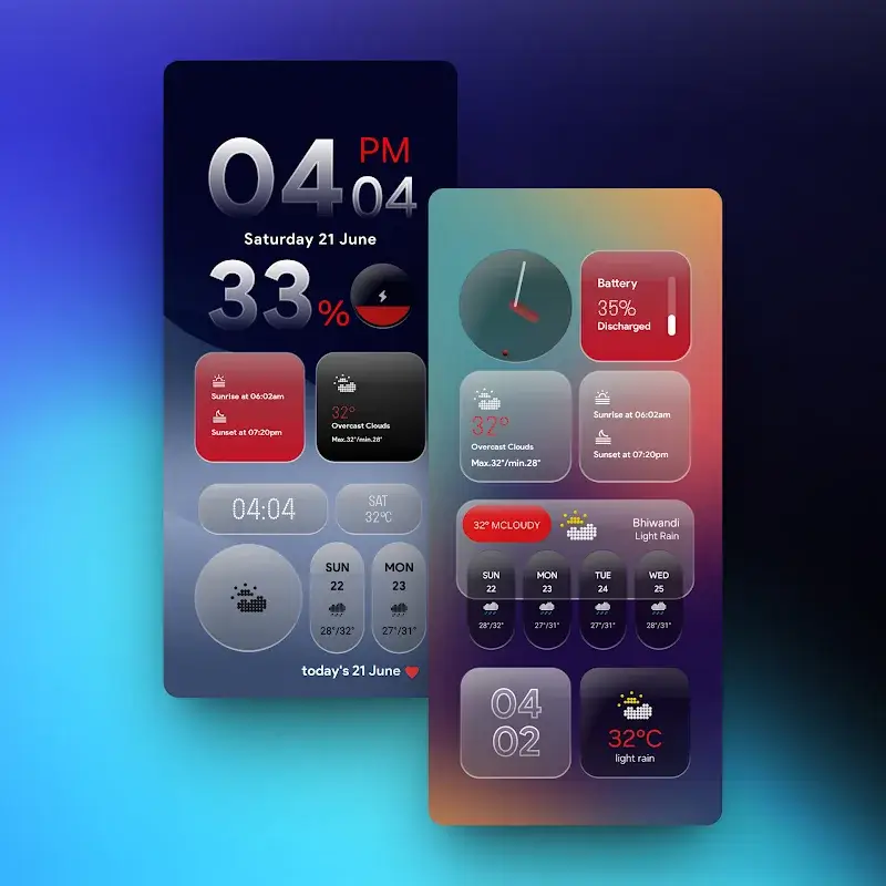 My Thing Glass Kwgt - screenshot 4