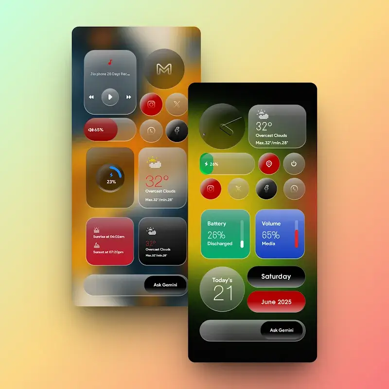 My Thing Glass Kwgt - screenshot 6