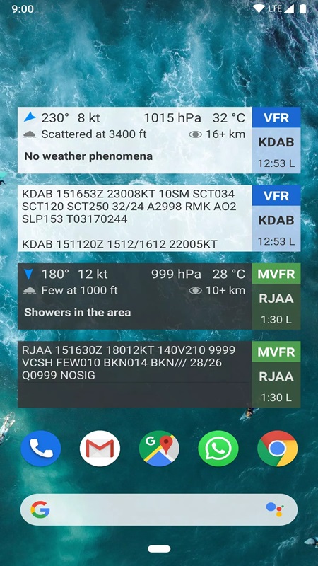 Avia Weather APK - screenshot 1