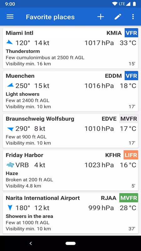 Avia Weather APK - screenshot 3