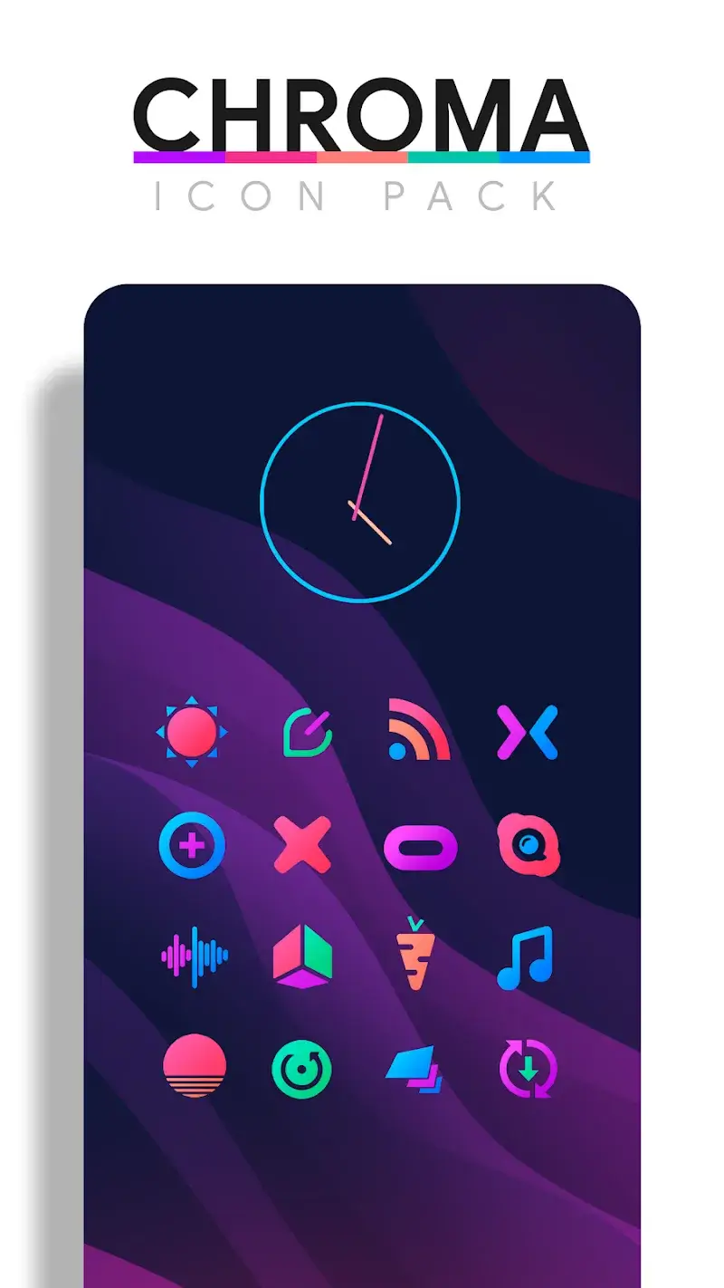 Chroma - Icon Pack v3.8.0 APK (Full Version) - screenshot 1