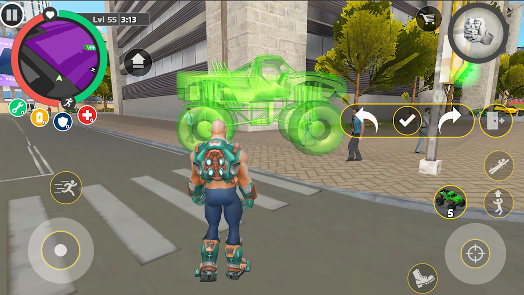 Rope Hero Cheatground MOD - screenshot 26