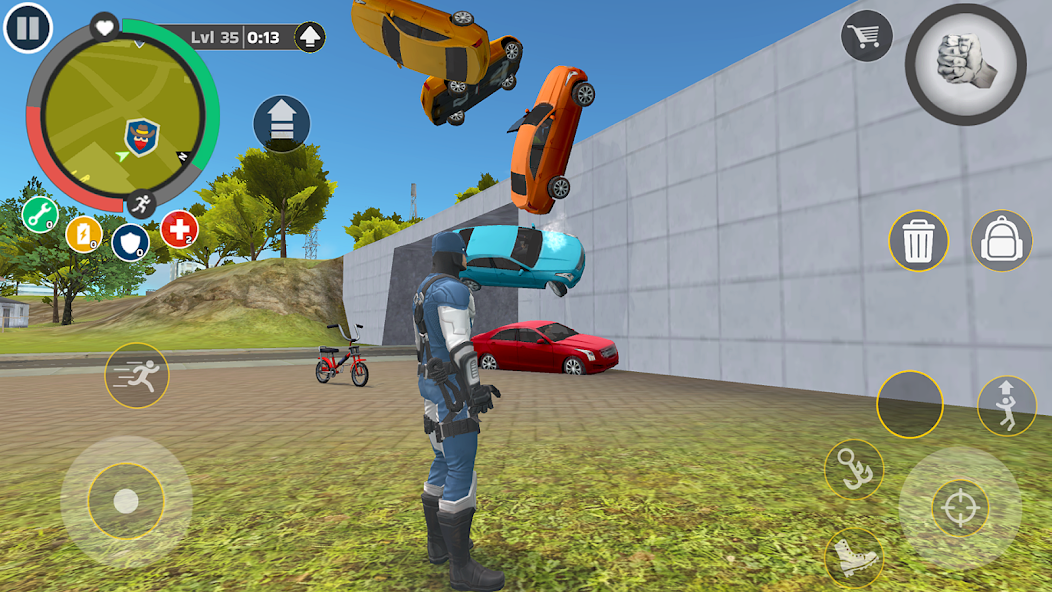 Rope Hero Cheatground MOD - screenshot 28