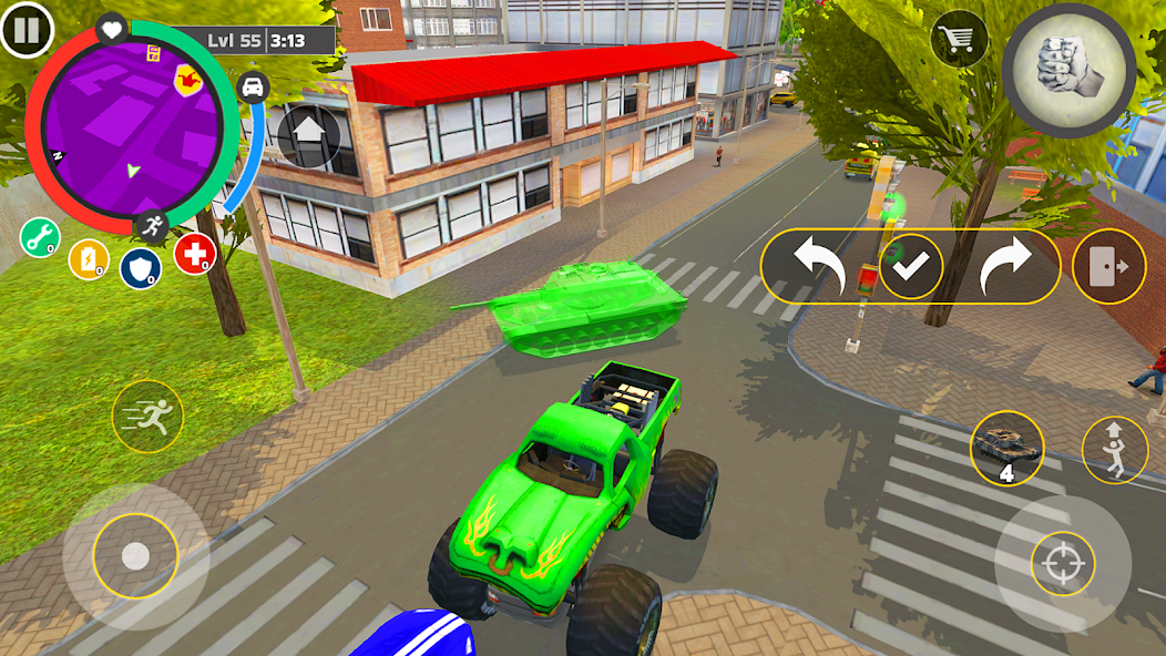 Rope Hero Cheatground MOD - screenshot 29