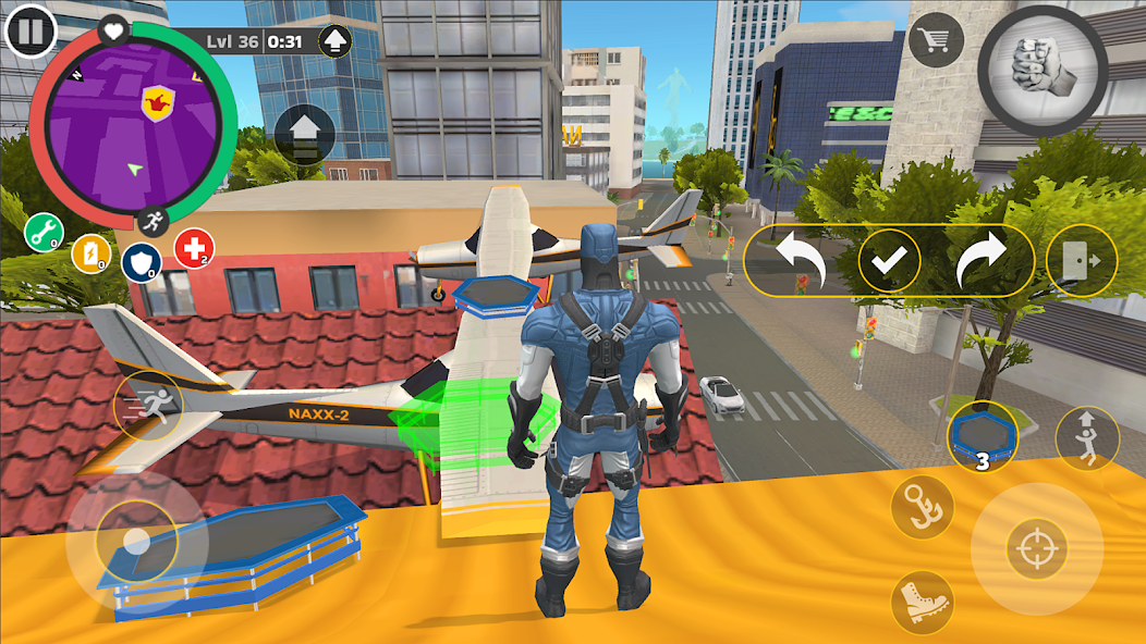 Rope Hero Cheatground MOD - screenshot 31