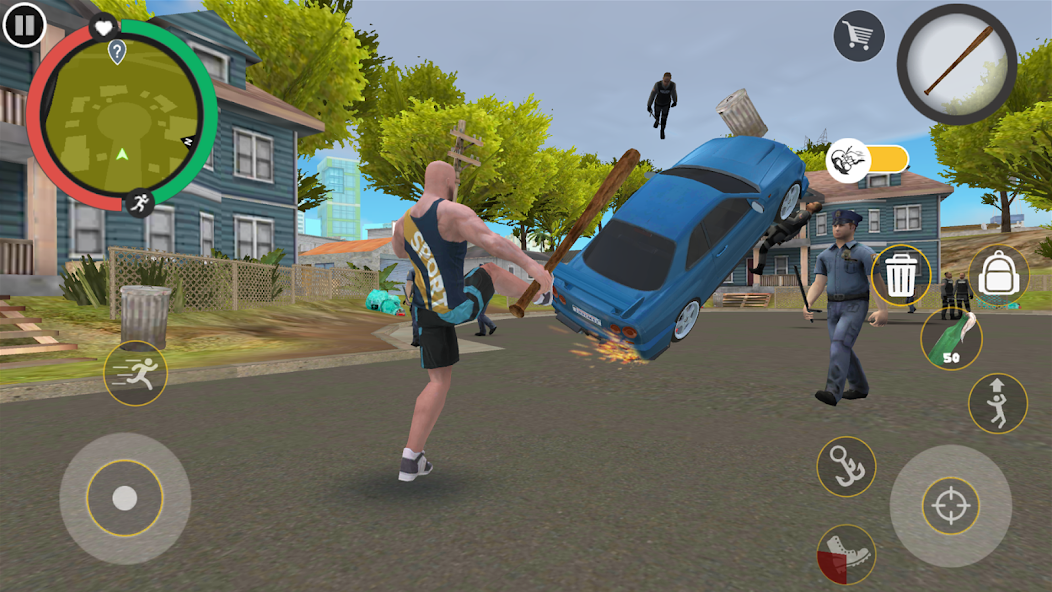 Rope Hero Cheatground MOD - screenshot 6