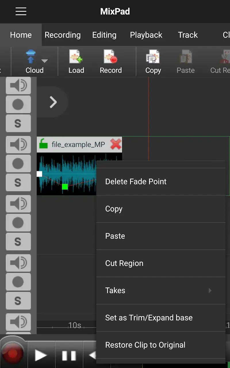 MixPad - screenshot 1