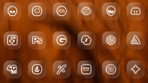 Neon Glass Icon Pack - screenshot 5