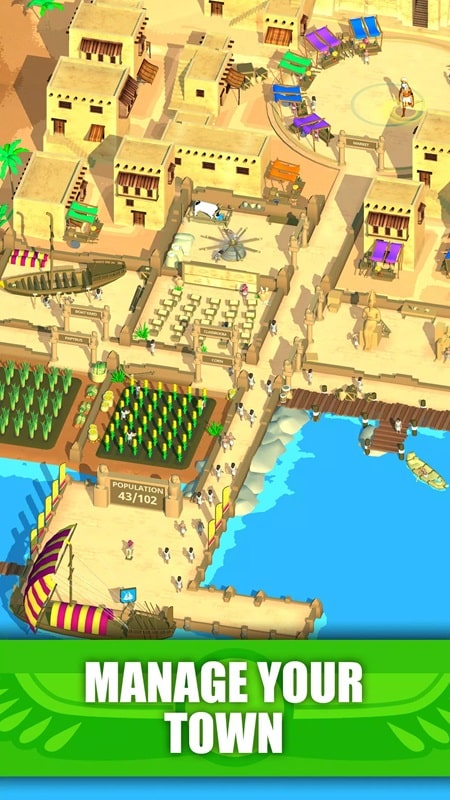 Idle Egypt Tycoon APK - screenshot 1