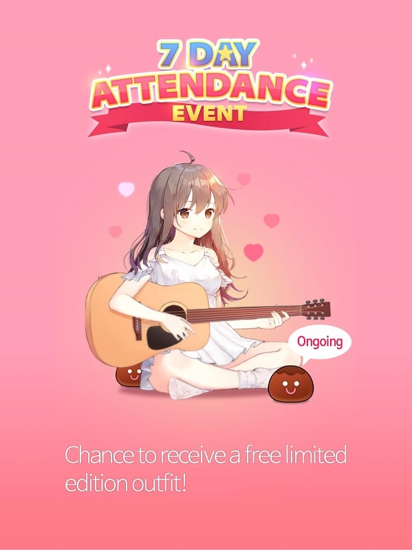 Guitar Girl : Relaxing Music Game - screenshot 2
