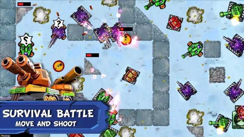 Tank Battles 2D APK - screenshot 1