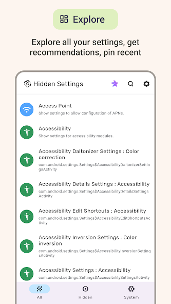 Hidden Settings - screenshot 7