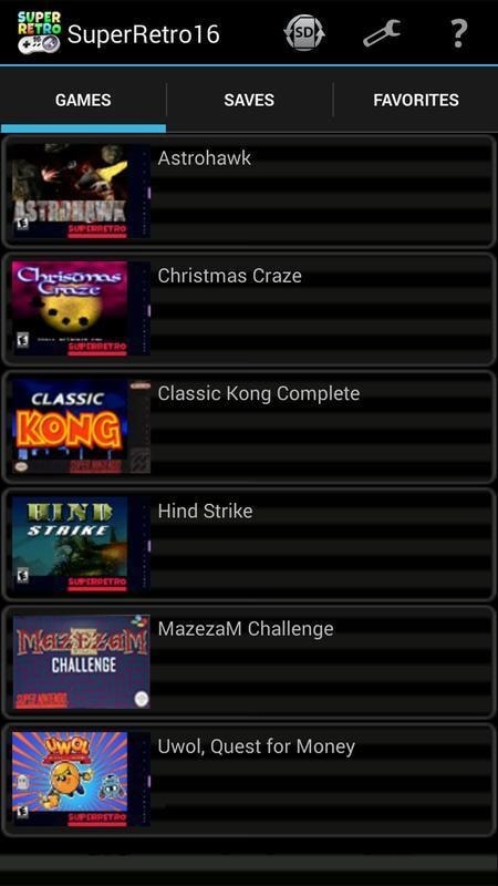 SuperRetro16 APK - screenshot 1