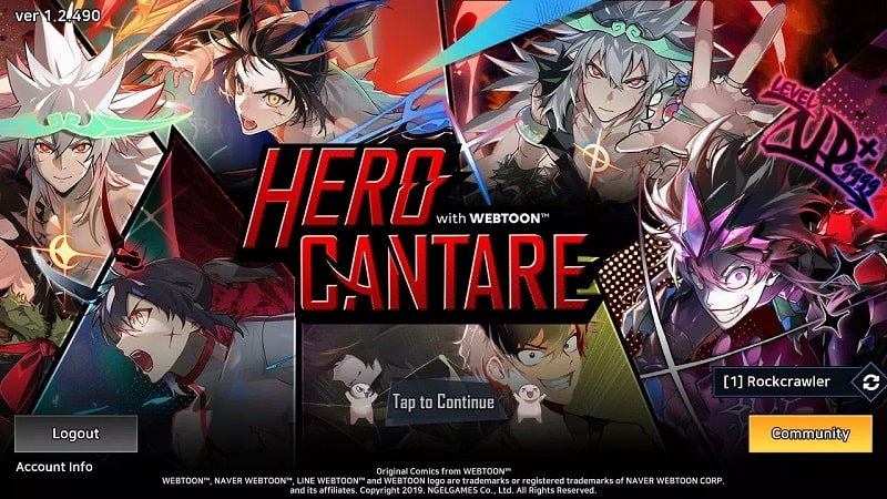 Hero Cantare with WEBTOON APK - app icon