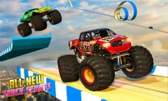 Monster Truck Mega Ramp Stunts Extreme Stunt Games - screenshot 2