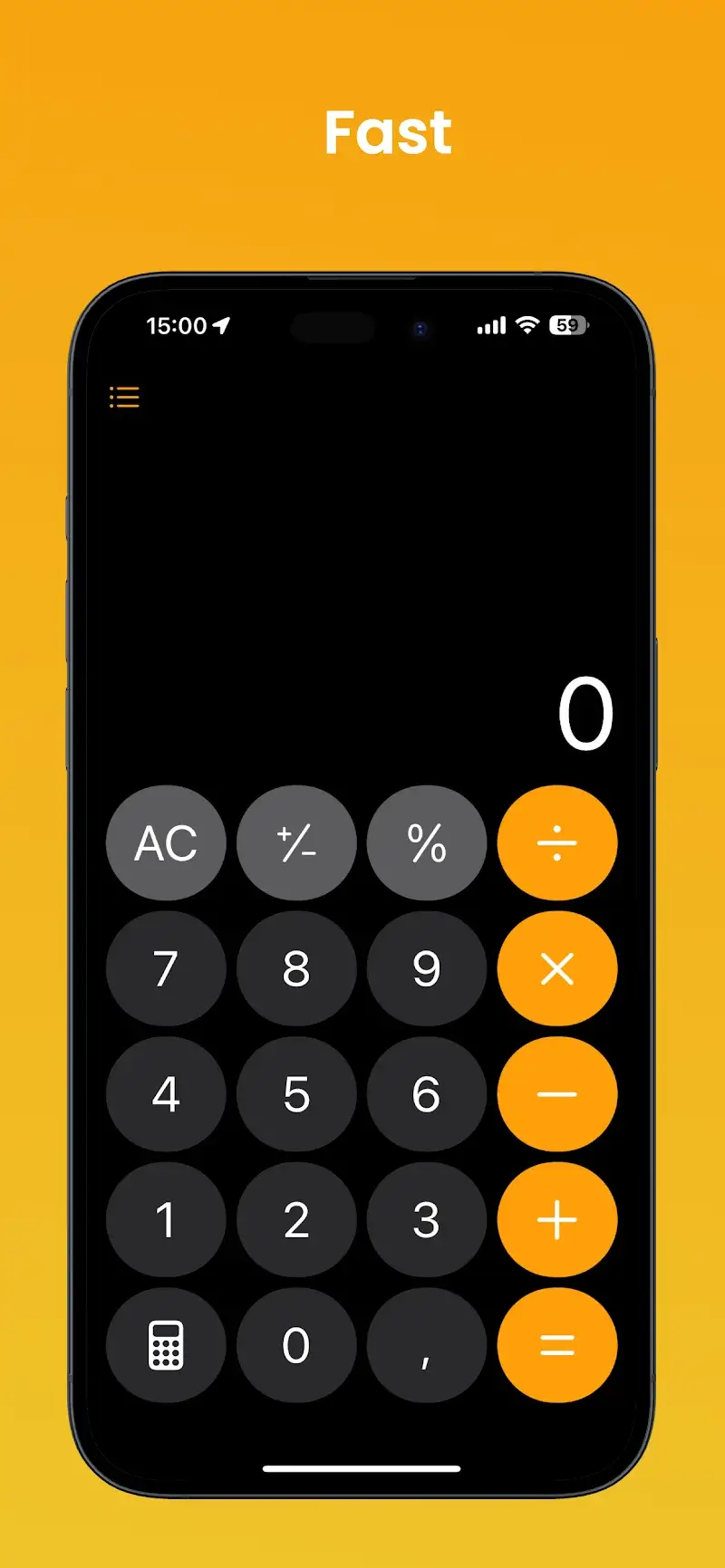Calculator OS 18 - screenshot 1