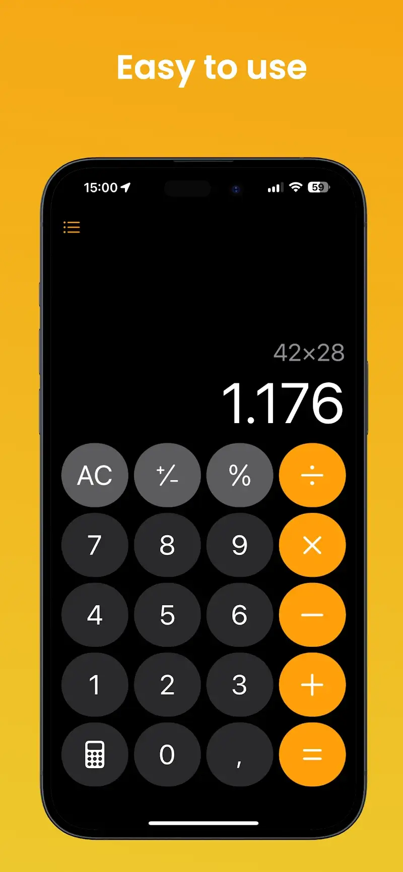 Calculator OS 18 - screenshot 2